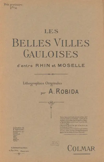 Les belles villes gauloises – Cover av Albert Robida