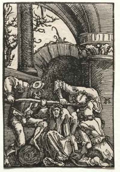 Kristus krönt med törnen av Albrecht Altdorfer