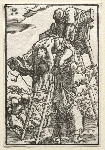 Descent from the Cross av Albrecht Altdorfer