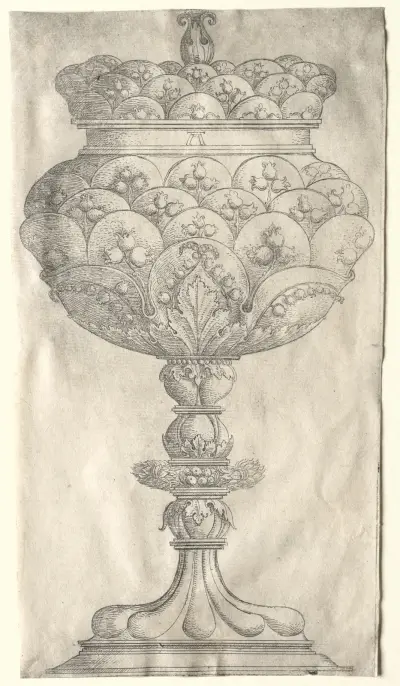 Goblet with Lillies of the Valley av Albrecht Altdorfer