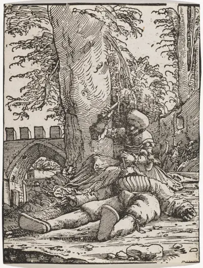 Jael tötet Sisera av Albrecht Altdorfer