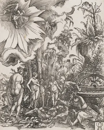 Regensburg Das Urteil des Paris av Albrecht Altdorfer
