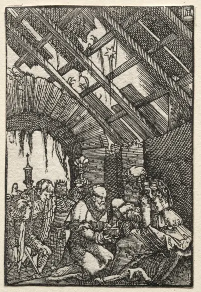 The Adoration of the Magi av Albrecht Altdorfer