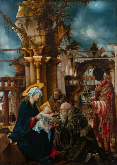 The Adoration of the Magi av Albrecht Altdorfer