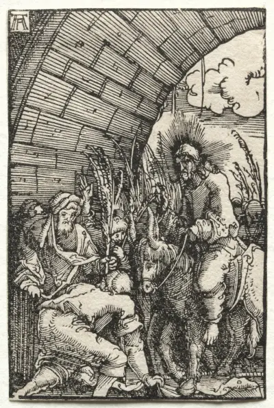 Der Einzug in Jerusalem von Albrecht Altdorfer