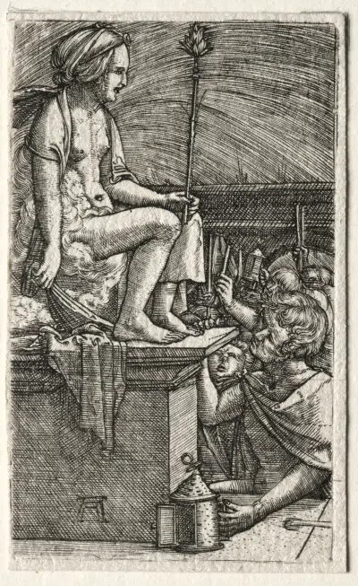 Die römische Kurtisane oder Die Rache des Zauberers Virgil von Albrecht Altdorfer