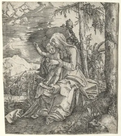 The Virgin in a Landscape av Albrecht Altdorfer