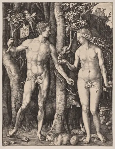 Adam and Eve, 1504 av Albrecht Dürer