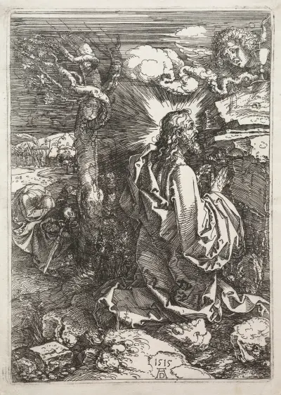 Christ on the Mount of Olives, 1515 av Albrecht Dürer