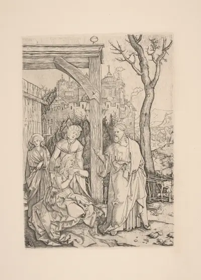 Christ Taking Leave of His Mother av Albrecht Dürer