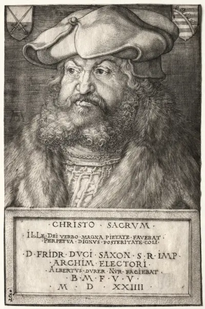 Frederick the Wise, Elector of Saxony av Albrecht Dürer