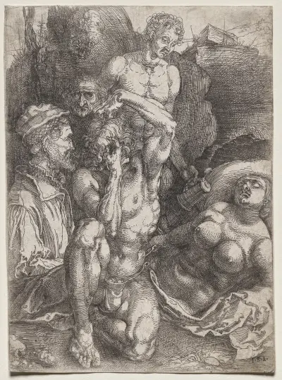 Group of Five Figures av Albrecht Dürer