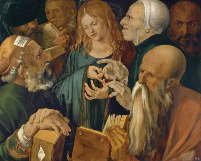 Jesus among the Doctors av Albrecht Dürer