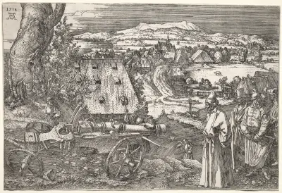 Landscape with the Cannon av Albrecht Dürer