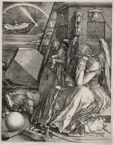 Melencolia I, 1514 – nr 2 av Albrecht Dürer