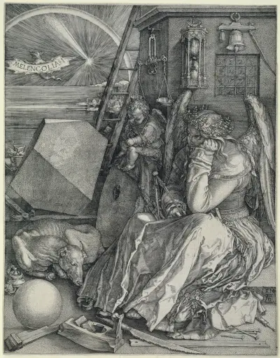 Melencolia I (The Melancholy), 1514 – nr 1 av Albrecht Dürer