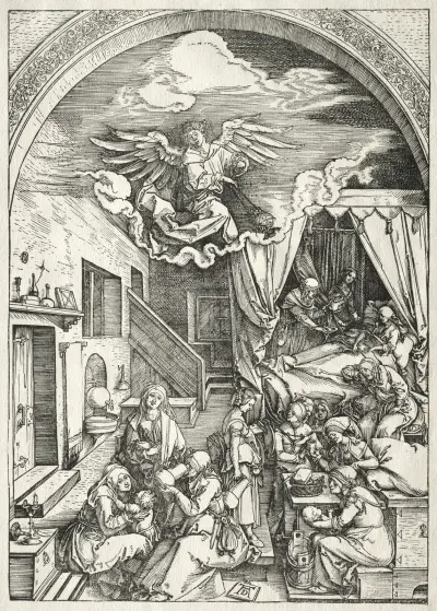 Nativity of the Virgin av Albrecht Dürer