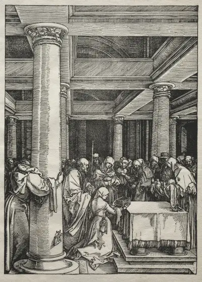 Presentation of Jesus in the Temple av Albrecht Dürer