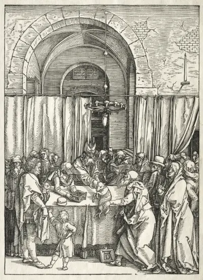 Rejection of Joachim’s Sacrifice av Albrecht Dürer