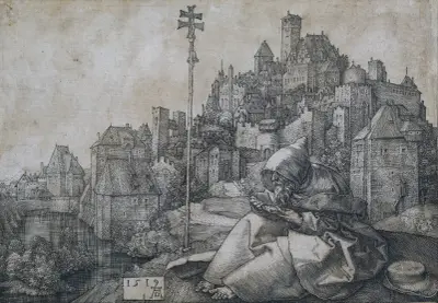 Saint Anthony av Albrecht Dürer