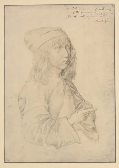 Self-portrait, age 13. av Albrecht Dürer