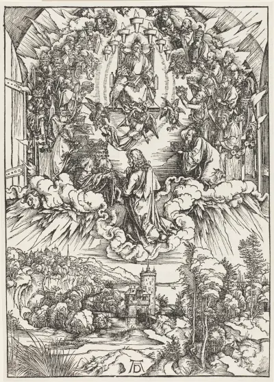 St. John before God and the Elders av Albrecht Dürer