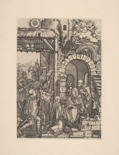 The Adoration of the Magi, 1504 av Albrecht Dürer