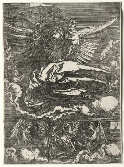 The Angel with the Sudarium av Albrecht Dürer
