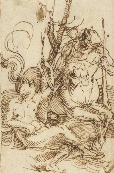 The Centaur Family av Albrecht Dürer