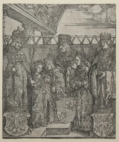 The Congress of Princes at Vienna av Albrecht Dürer