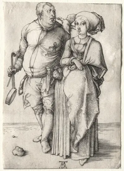The Cook and His Wife (probably 1497) av Albrecht Dürer