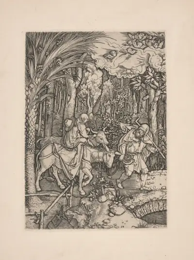 The Flight into Egypt av Albrecht Dürer