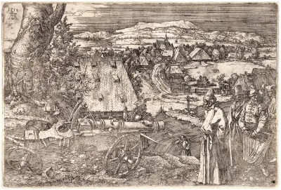 The Landscape with the Cannon av Albrecht Dürer