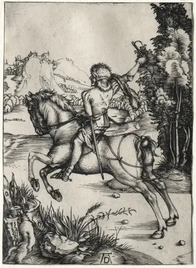 The Little Courier av Albrecht Dürer