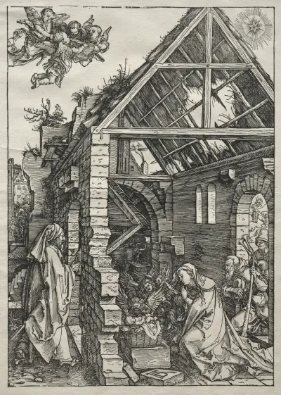 The Nativity, 1504 – nr 2 av Albrecht Dürer
