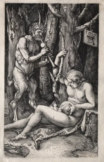 The Satyr Family av Albrecht Dürer