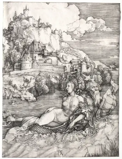 The Sea Monster, 1501 av Albrecht Dürer