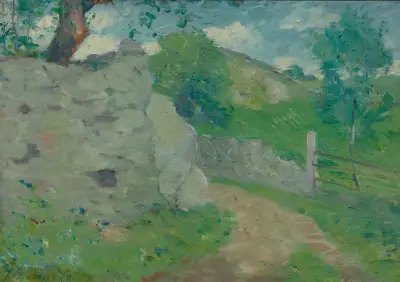 A French Country Lane av Julian Alden Weir