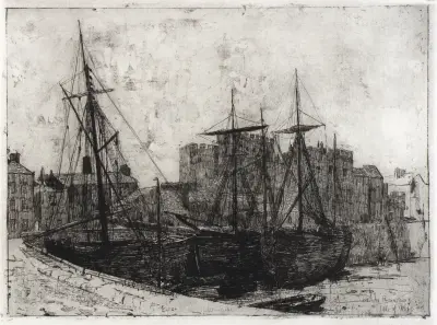 Castle Rushen–Isle of Man von Julian Alden Weir