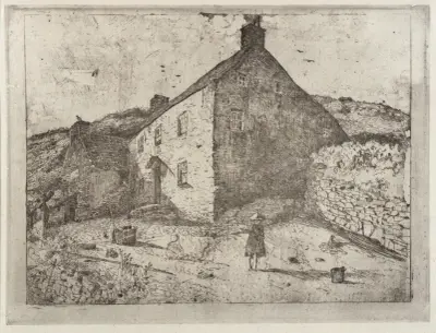 Fiskarstuga – Isle of Man av Julian Alden Weir