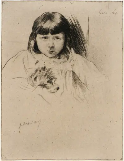 Gyp and the Gipsy av Julian Alden Weir