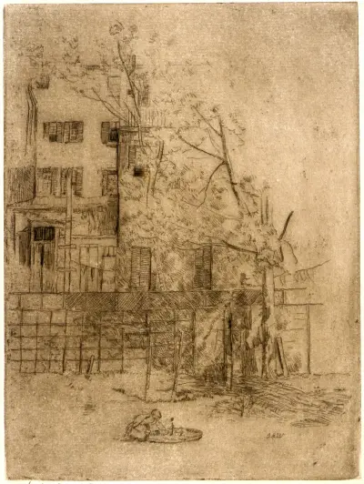 My Back Yard no. 1 av Julian Alden Weir