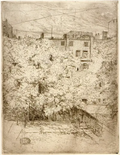 Min bakgård nr 2 av Julian Alden Weir