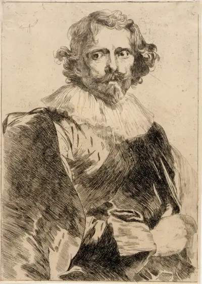 Porträtt av Lucas Vorsterman av Julian Alden Weir