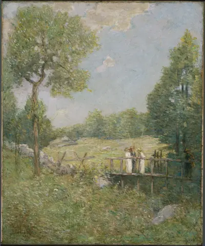 The Fishing Party av Julian Alden Weir