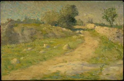 The Lane av Julian Alden Weir