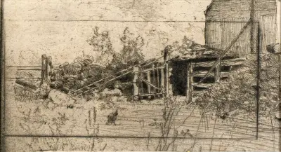 The Webb Farm av Julian Alden Weir