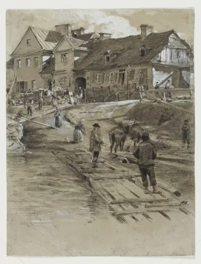On the Vistula av Aleksander Gierymski