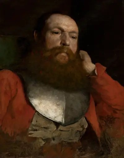 Portrait study av Aleksander Gierymski