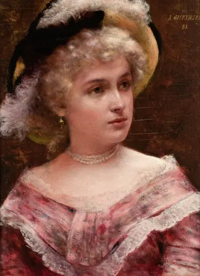 Rococo Lady av Aleksander Gierymski